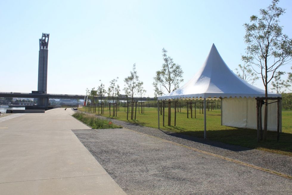 Tente sur la presqu'ile Rollet